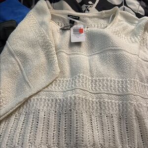 Torrid Women's Ivory Knit Sweater